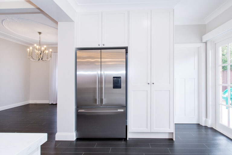 Kitchen Hall with refrigerator